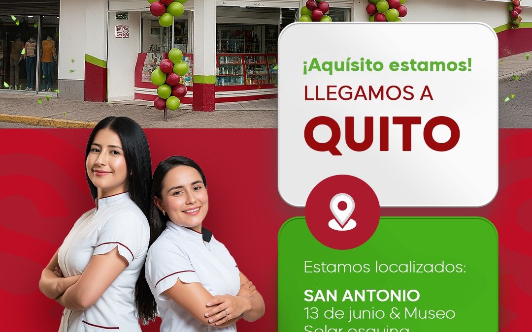 FARMACIAS SAN GREGORIO AHORA EN QUITO